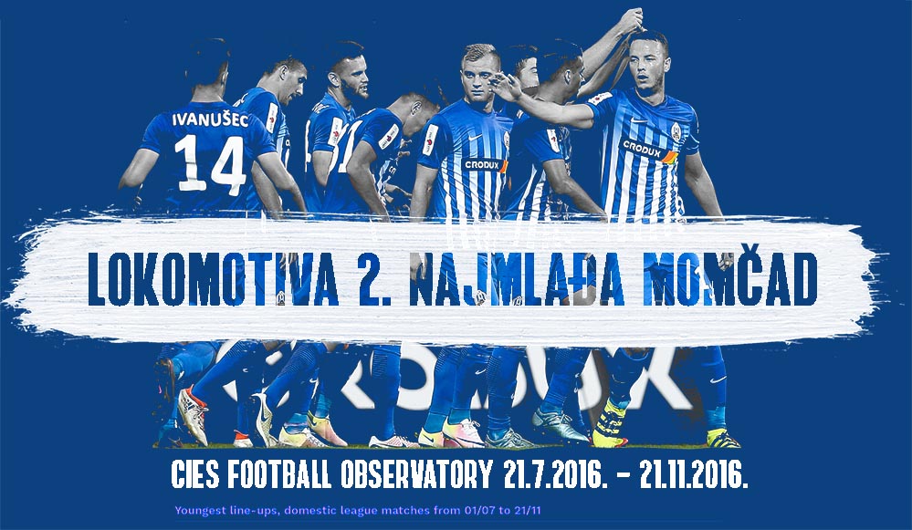 Lokomotiva druga najmlađa momčad Europe