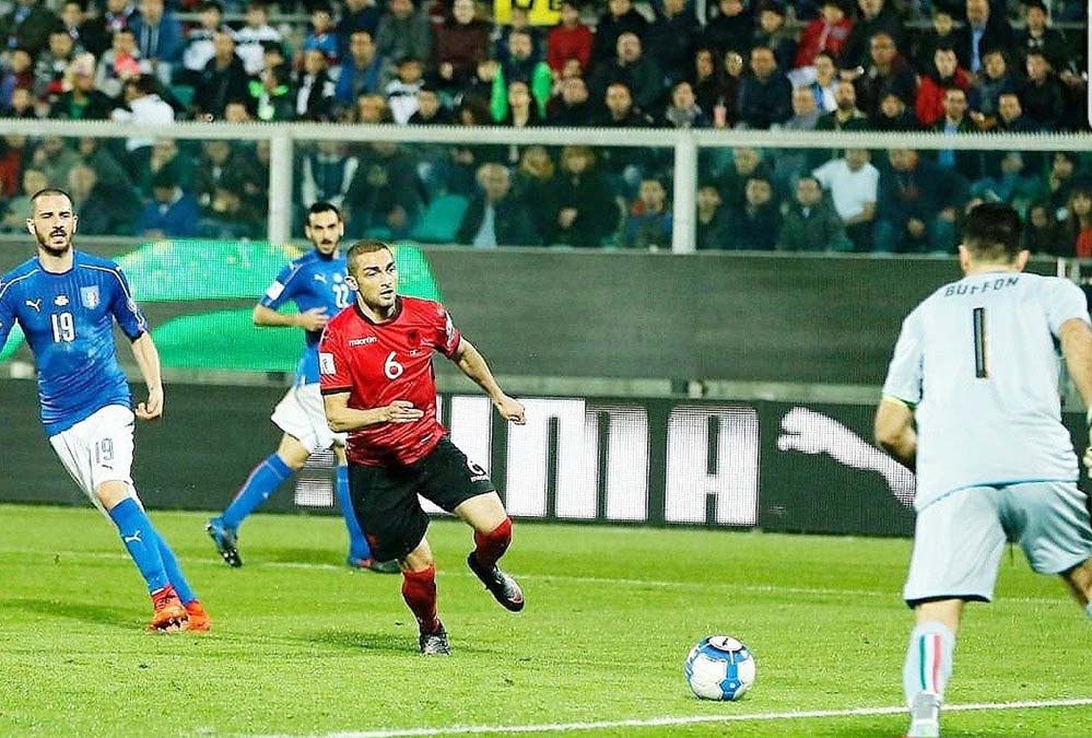 Grezda debitirao za albansku reprezentaciju protiv Italije