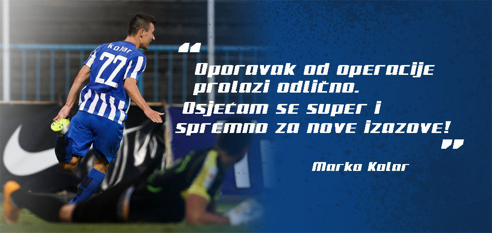 Iz Medulina Marko Kolar: Oporavak prolazi odlično!