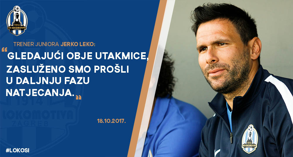 Trener Leko: Zasluženo smo prošli u daljnju dazu natjecanja