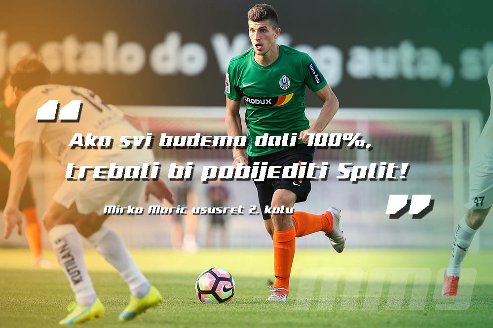 Marić uoči Splita: Idemo utakmicu po utakmicu!