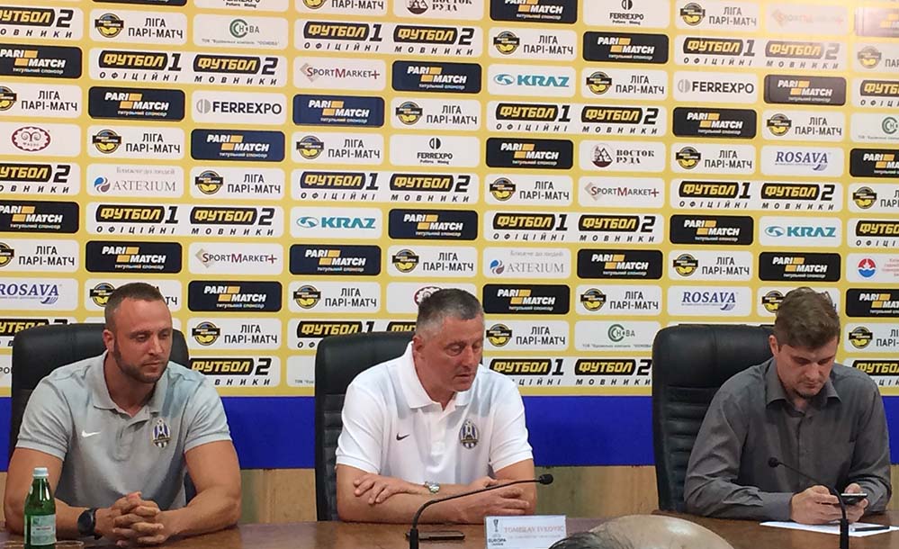 Konferencija za medije uoči utakmice u Poltavi