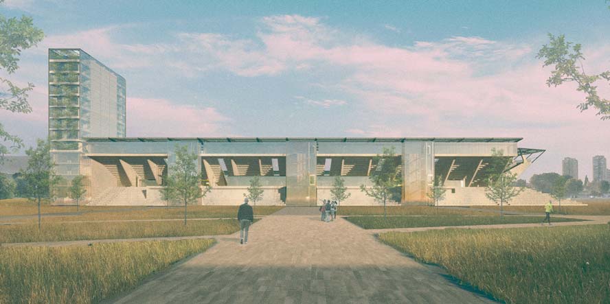Diplomski rad arhitektonskog fakulteta – stadion na Kajzerici